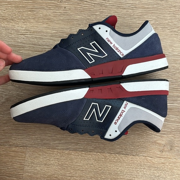 New Balance numeric 533v2 
Men's Navy and Red Sneakers - Picture 5 of 10